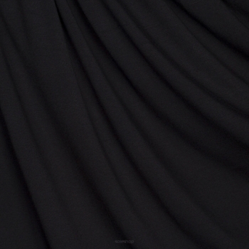 Viskose-Jersey uni schwarz